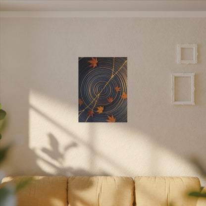 Water Ripple Gold Repair Canvas Art | Healing Kintsugi Art