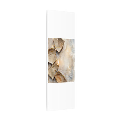 Broken Pottery Winter Canvas Art | Japandi Warm Design