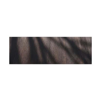 Dark Japandi Shadow Play in Dawn | Moody Minimal Canvas Art