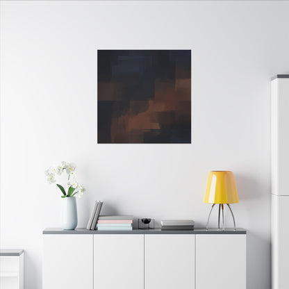 Wabi-sabi Minimal-line Japandi Charcoal Canvas Art