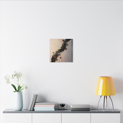 Dawn Ink Brushstroke Canvas Art - Kintsugi Ma