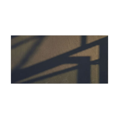 Sophisticated Shadow Play Canvas Art - Moody Minimal Dark Japandi