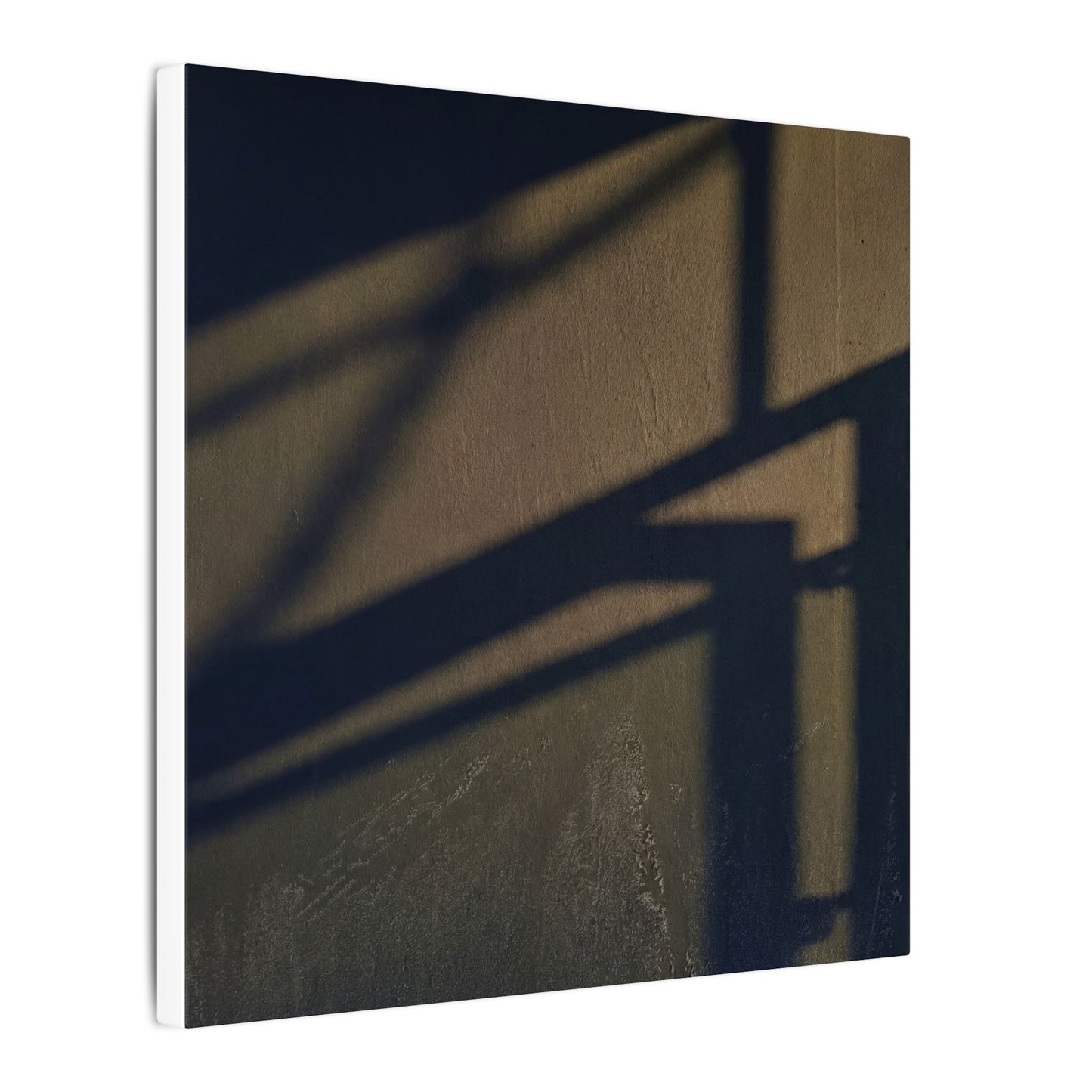 Sophisticated Shadow Play Canvas Art - Moody Minimal Dark Japandi
