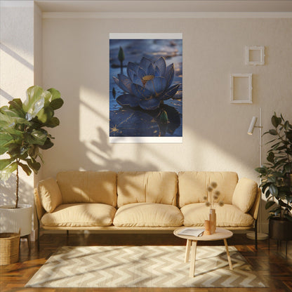 Kintsugi Lotus Flower in Dawn | Broken Beauty Canvas Art