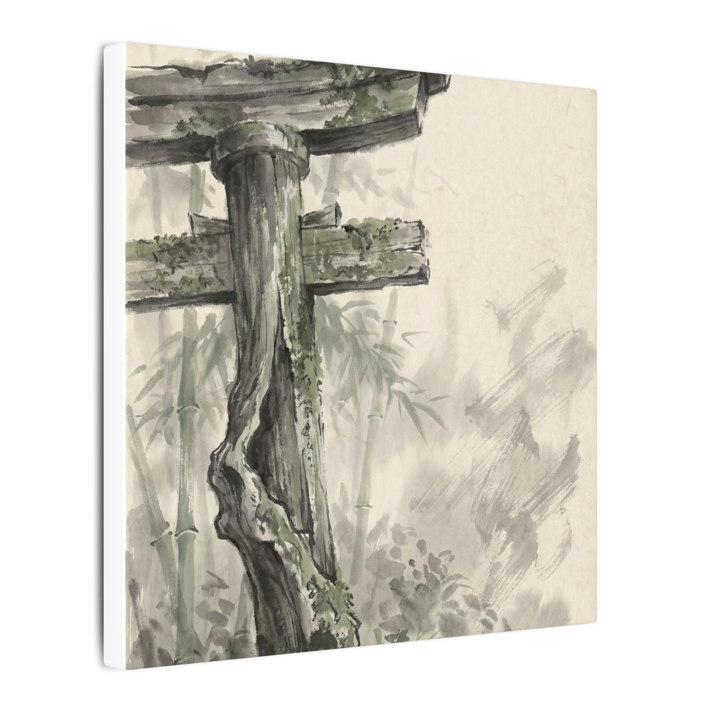Torii Gate Summer Canvas Art | Zen Tranquil Design
