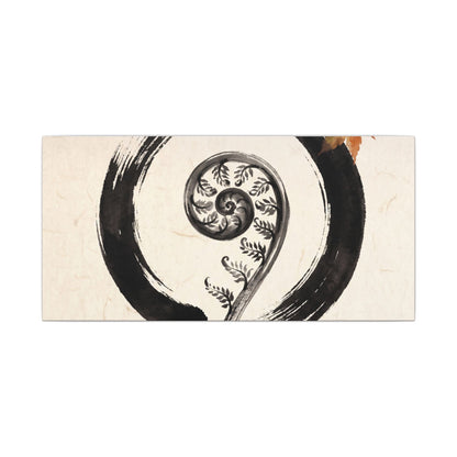 Fern Unfurling Autumn Canvas Art | Zen Peaceful Design