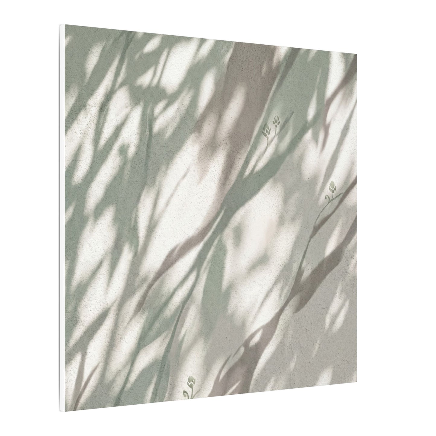 Japandi Shadow Play in Dappled | Japanese Pattern Canvas Art