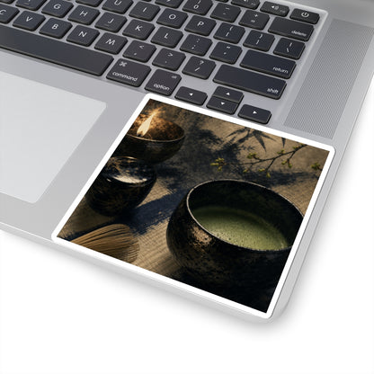 Candlelight Tea Ceremony Sticker - Zen Ma