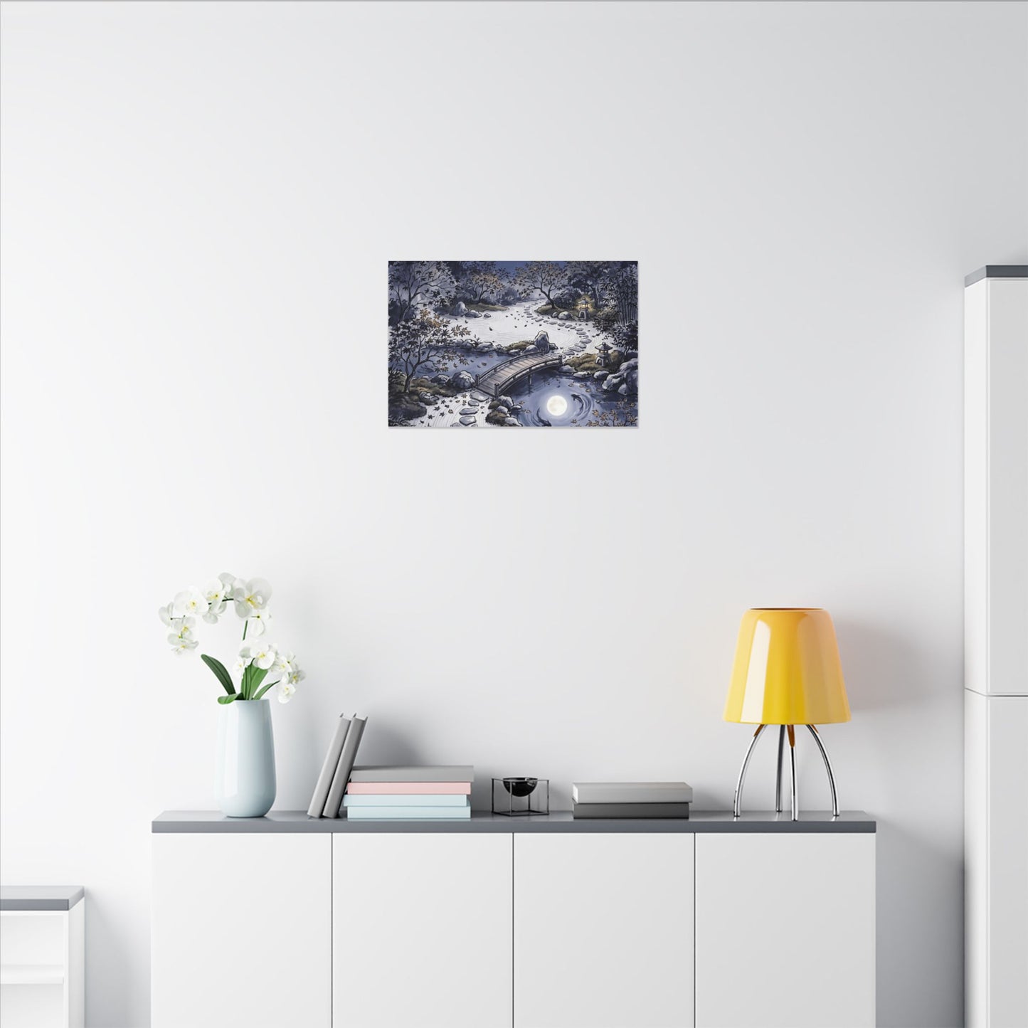 Torii Gate Enso Canvas Art | Contemplative Zen Art