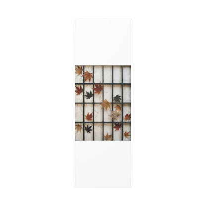 Japandi Shoji Screen in Overcast | Texture Canvas Art