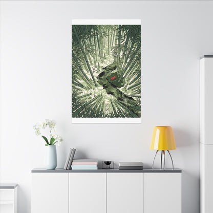 Peaceful Bamboo Grove Canvas Art - Ukiyo E Inspired Zen