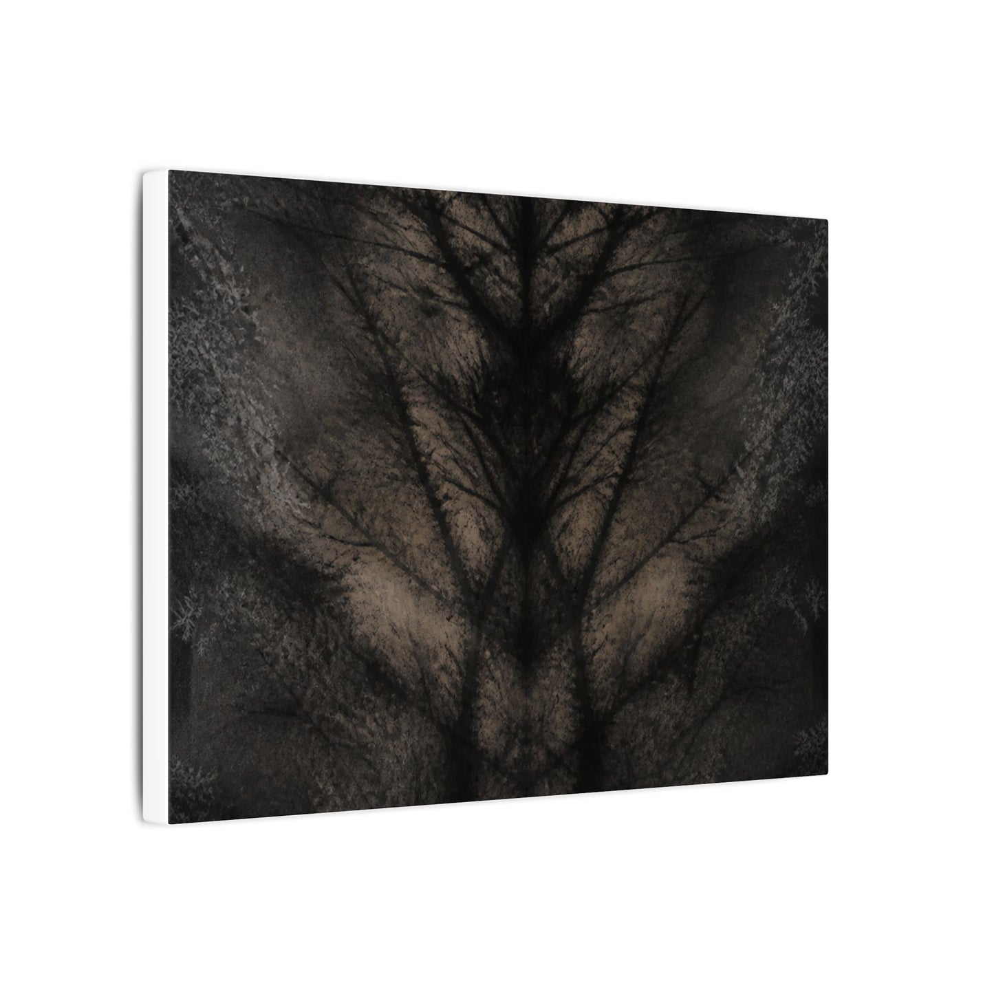Seijaku Shadow Play Canvas Art - Dark Japandi Charcoal Ink