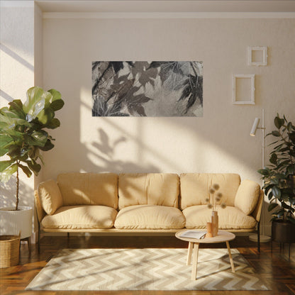 Shadow Play Texture Canvas Art | Cozy Japandi Art