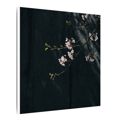 Cherry Blossom Spring Canvas Art | Dark Japandi Sophisticated Design