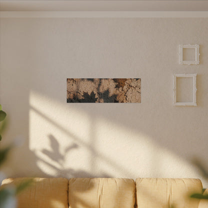 Cozy Shadow Play Canvas Art - Texture Japandi