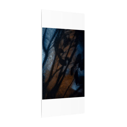 Moonlight Shadow Play Canvas Art - Dark Japandi Ma