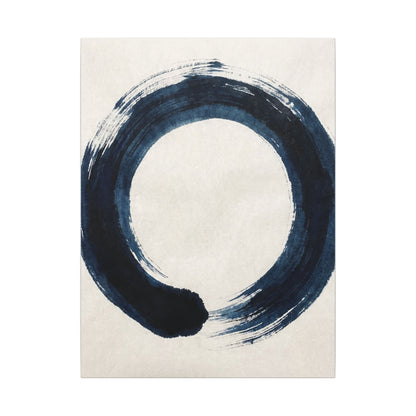 Balanced Meditation Zen Enso Canvas Art