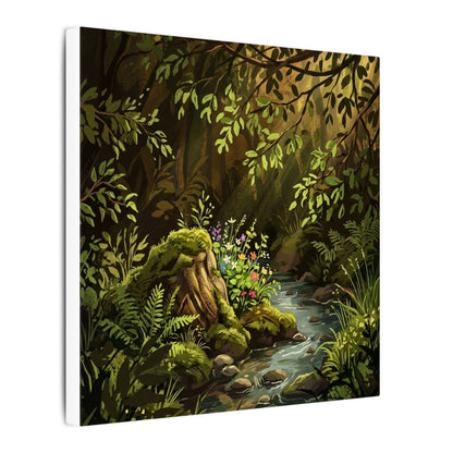 Golden Hour Silk Drape Canvas Art - Dark Japandi Datsuzoku