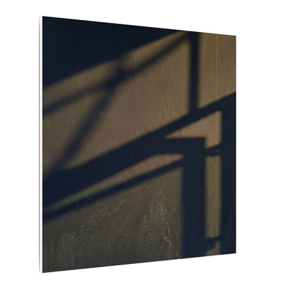Sophisticated Shadow Play Canvas Art - Moody Minimal Dark Japandi