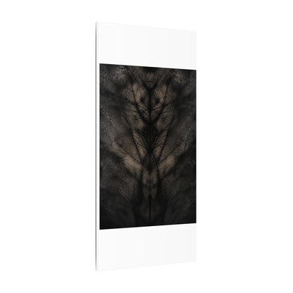 Seijaku Shadow Play Canvas Art - Dark Japandi Charcoal Ink