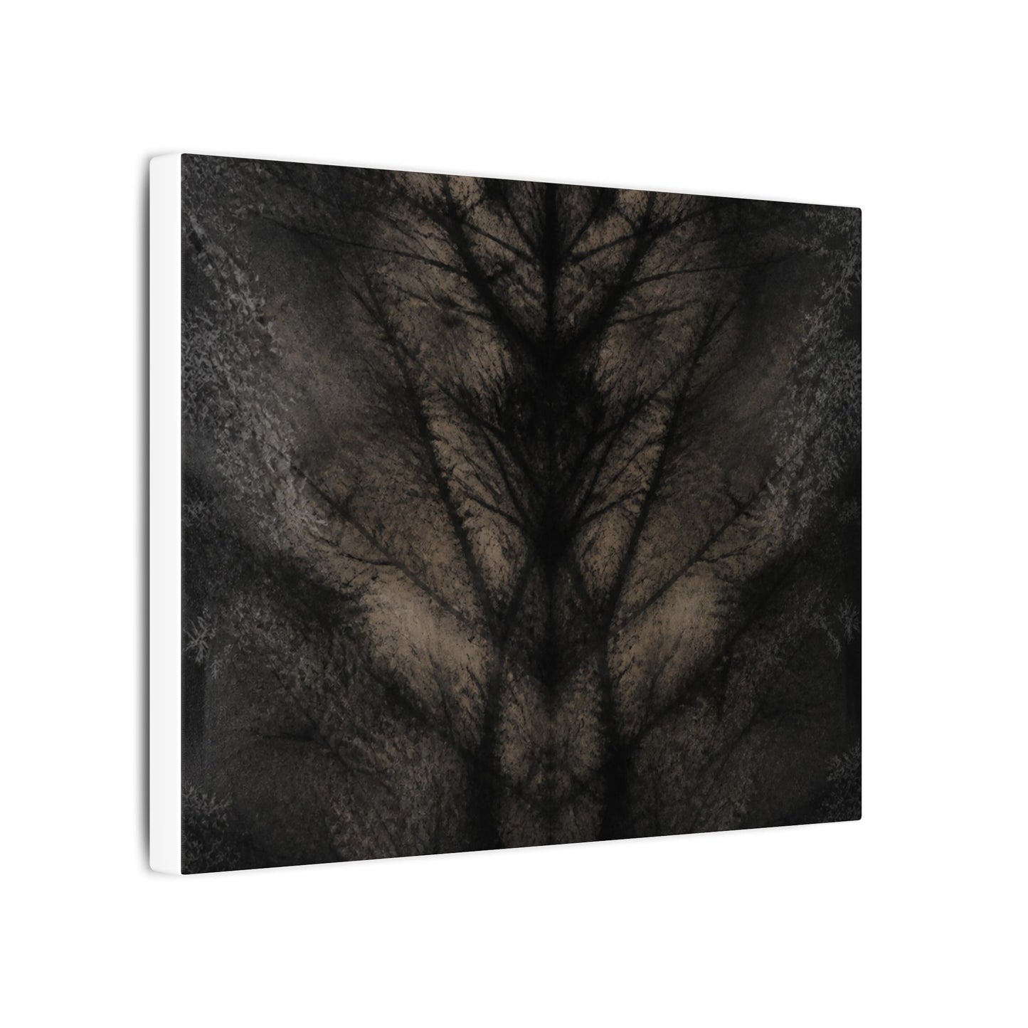 Seijaku Shadow Play Canvas Art - Dark Japandi Charcoal Ink
