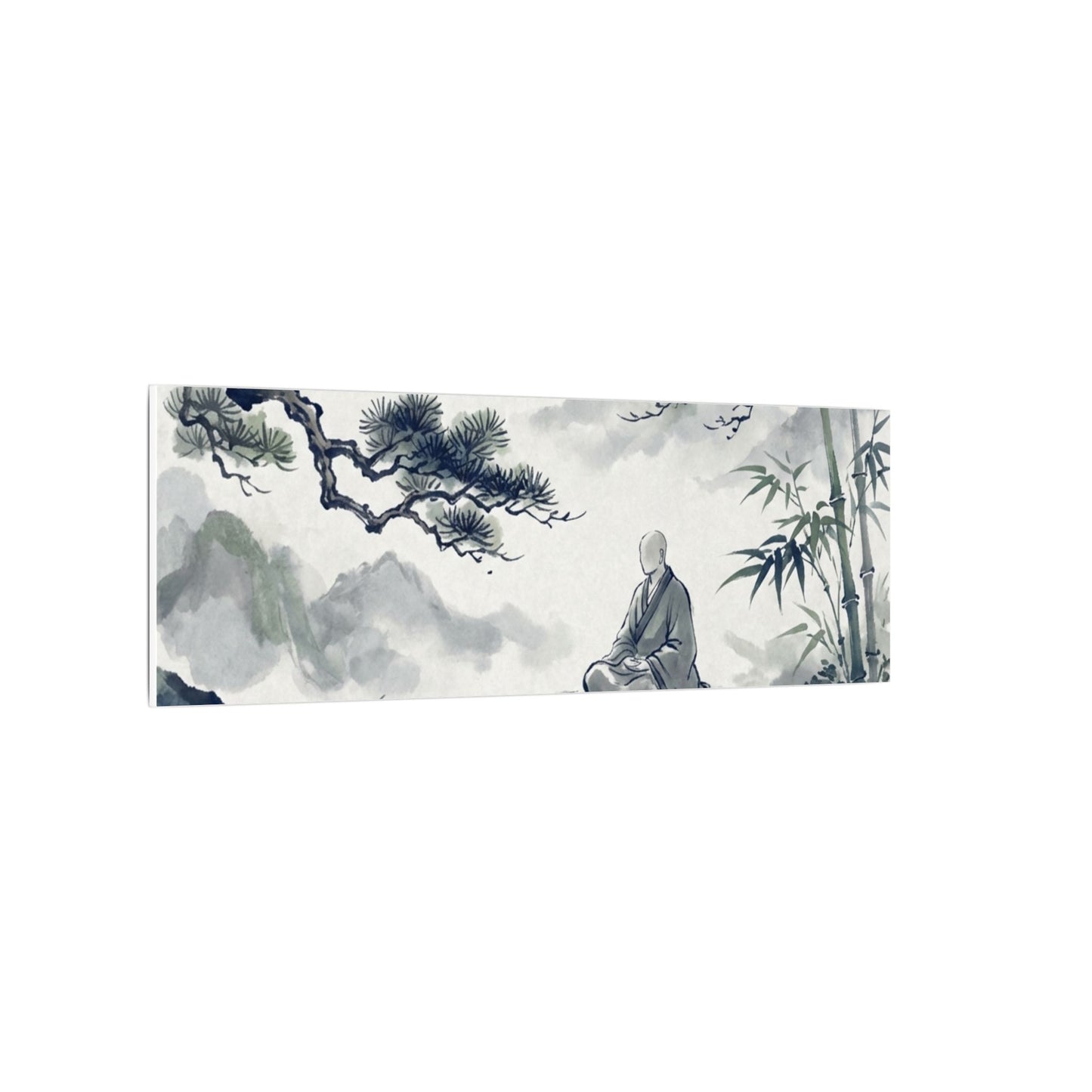 Zen Sumi-e Canvas Art