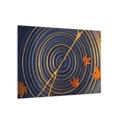 Water Ripple Gold Repair Canvas Art | Healing Kintsugi Art