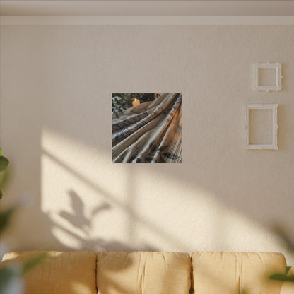 Fukinsei Silk Drape Canvas Art - Japandi Japanese Pattern