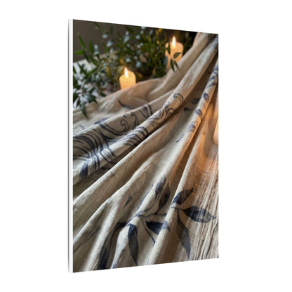 Fukinsei Silk Drape Canvas Art - Japandi Japanese Pattern