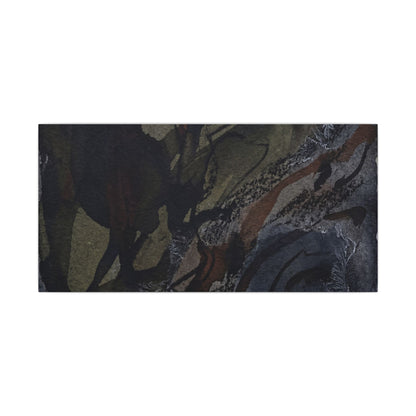 Shadow Play Winter Canvas Art | Dark Japandi Luxurious Design