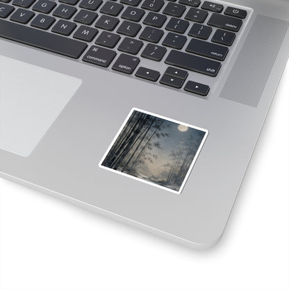 Bamboo Grove Winter Sticker | Japandi Cozy Design