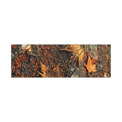 Rust Patina Canvas Art | Autumn Japandi Texture Art