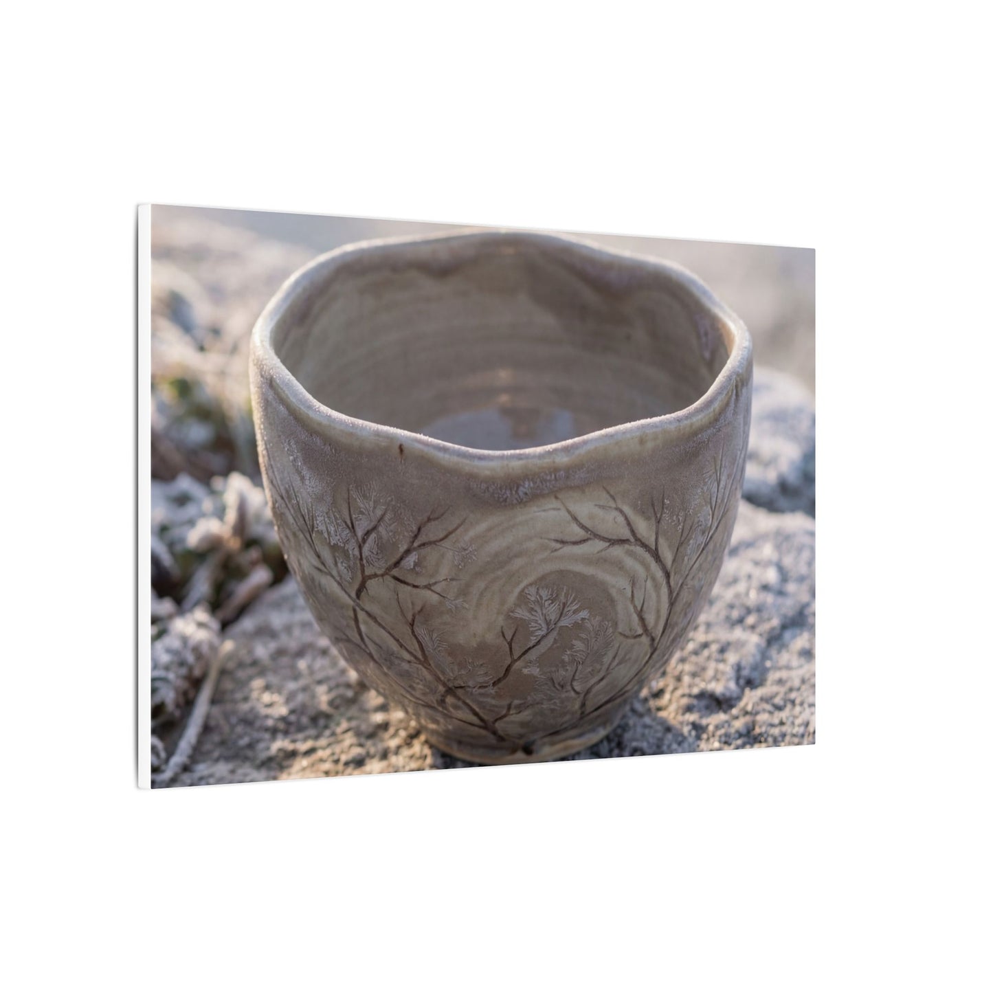 Seijaku Ceramic Bowl Canvas Art - Japandi Japanese Pattern