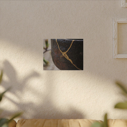 Dawn Tea Ceremony Canvas Art - Kintsugi Mono No Aware
