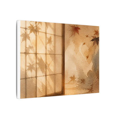 Candlelight Shoji Screen Canvas Art - Japandi Ma