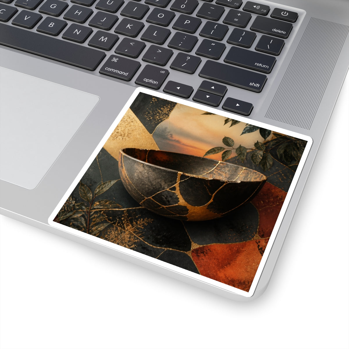 Shibui Ceramic Bowl Sticker - Kintsugi Gold Repair
