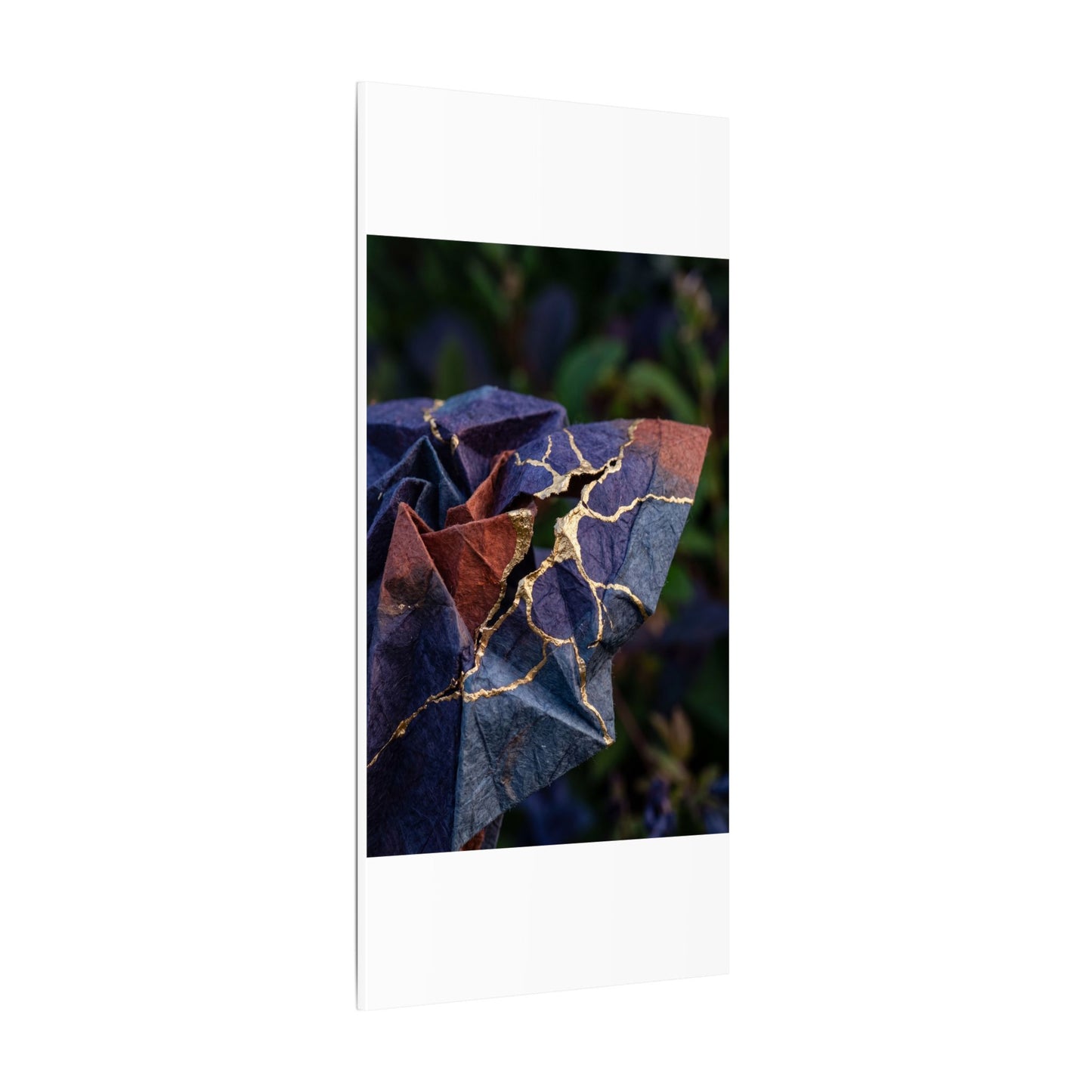 Philosophical Paper Fold Canvas Art - Gold Vein Kintsugi