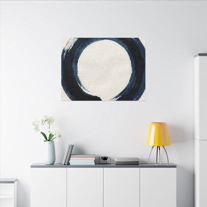 Balanced Meditation Zen Enso Canvas Art