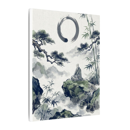 Zen Sumi-e Canvas Art