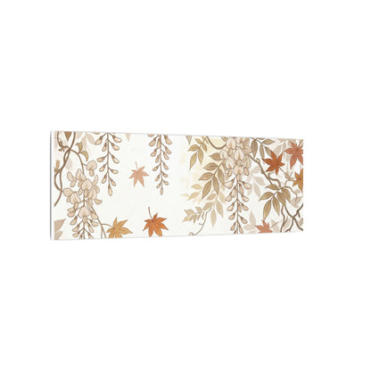 Shibui Wisteria Canvas Art - Japandi Japanese Pattern