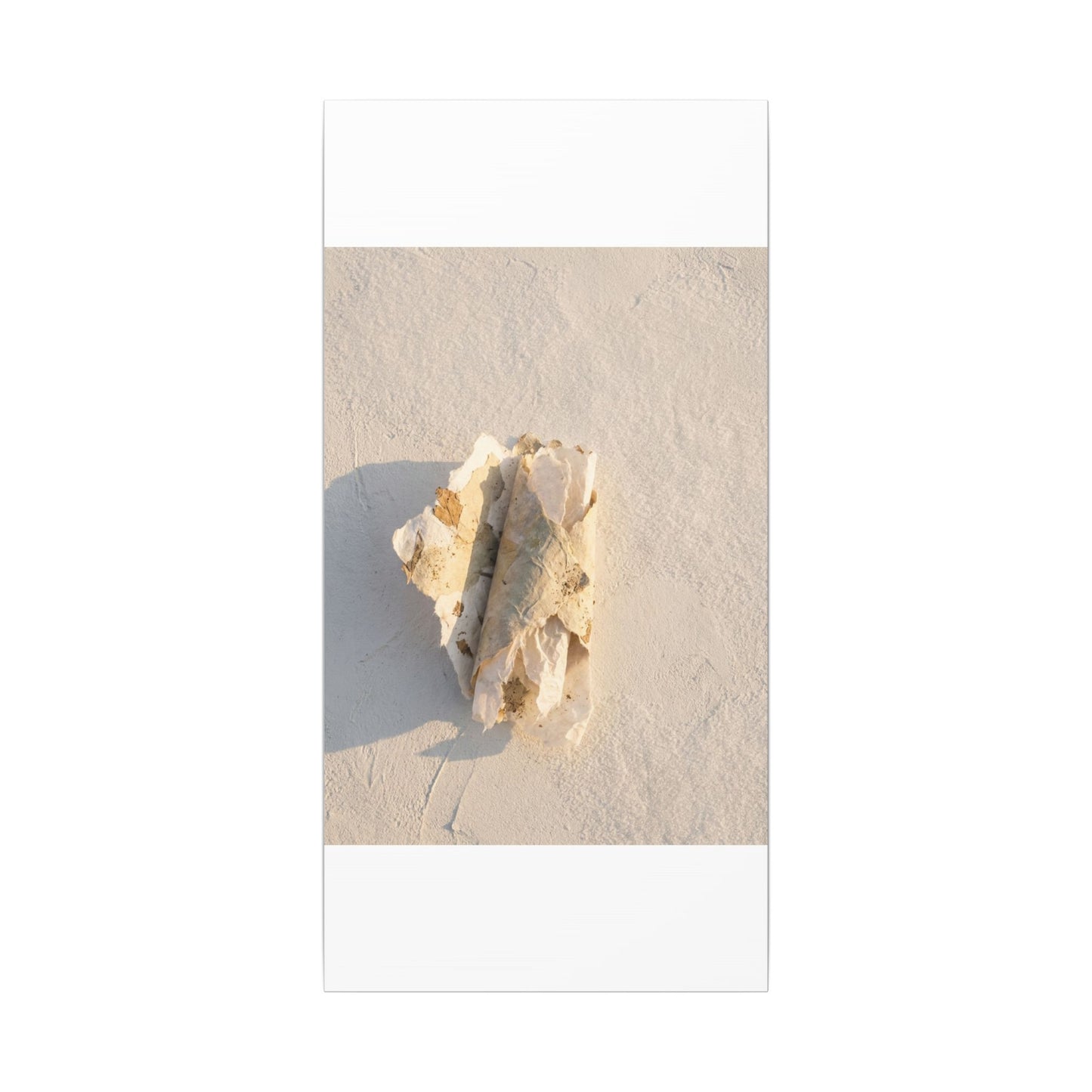 Paper Fold Canvas Art | Winter Japandi Texture Art
