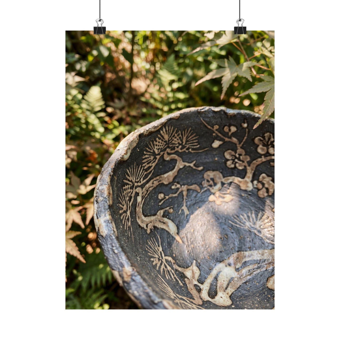 Ceramic Bowl Summer Wall Art Print | Japandi Warm Design Art Print