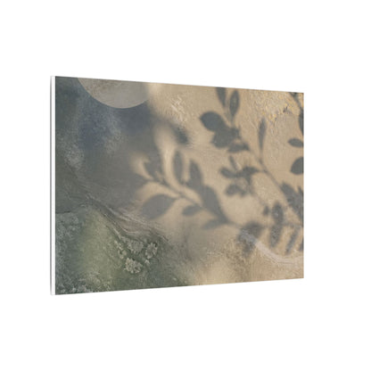 Japandi Shadow Play in Moonlight | Texture Canvas Art