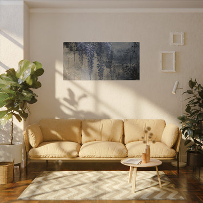 Winter Wisteria Texture Canvas Art | Elegant Decor