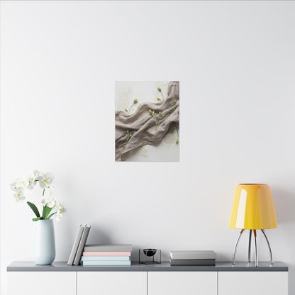 Overcast Silk Drape Canvas Art - Japandi Ma