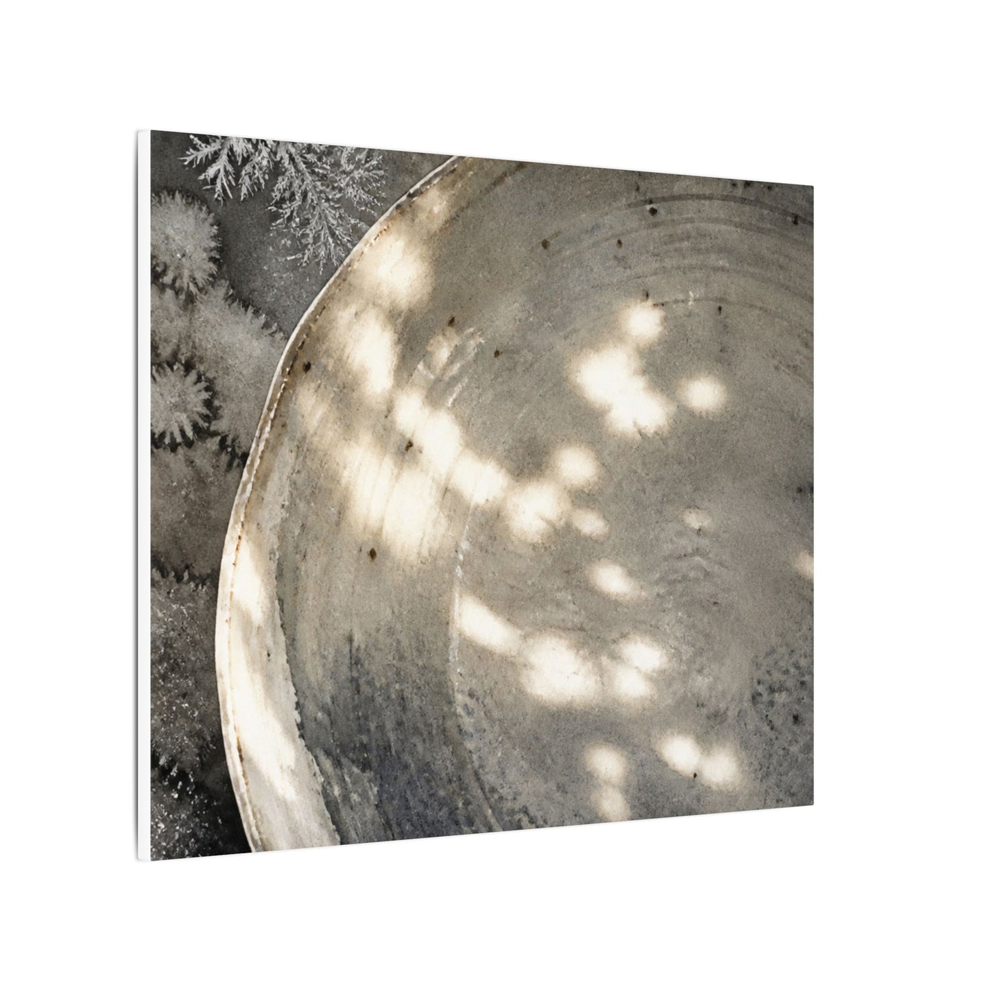 Ceramic Bowl Watercolor Canvas Art | Warm Japandi Art