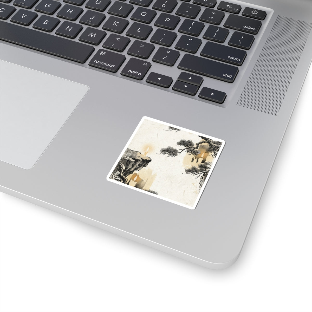 Candlelight Pine Tree Sticker - Japandi Ma