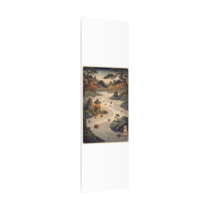 Rock Garden Autumn Canvas Art | Zen Serene Design