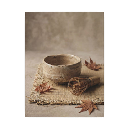 Ma Tea Ceremony Canvas Art - Japandi Texture