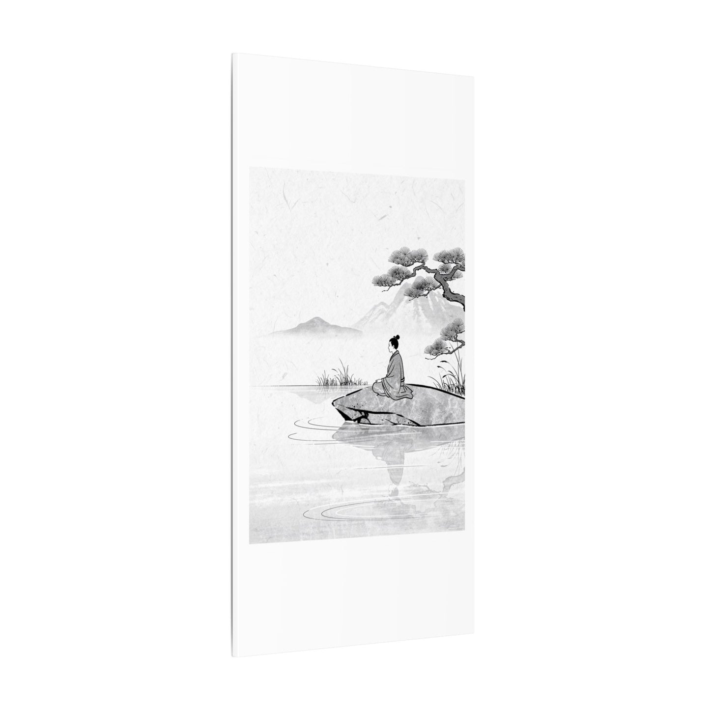 Meditation Harmonious Zen Ukiyo-e Canvas Art